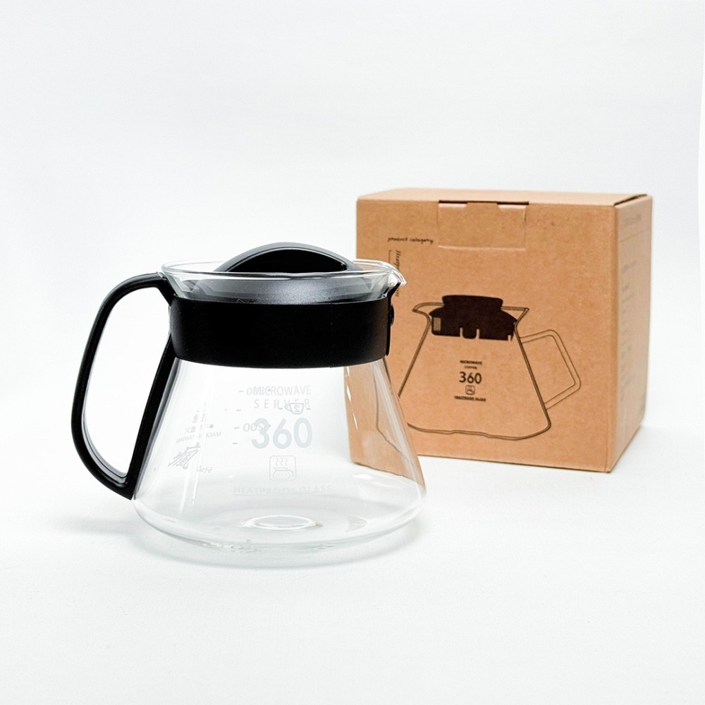 【好評推薦 快速出貨】SYG 台玻咖啡壺 玻璃把/塑把 360ml 600ml 下壺 咖啡壺 泡茶壺 台灣製 瓦莎咖啡-細節圖7