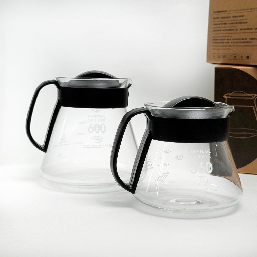 【好評推薦 快速出貨】SYG 台玻咖啡壺 玻璃把/塑把 360ml 600ml 下壺 咖啡壺 泡茶壺 台灣製 瓦莎咖啡-細節圖9