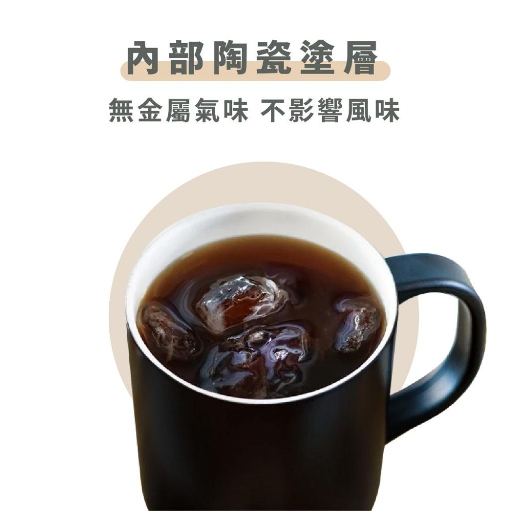 【陶瓷塗層 快速出貨】HARIO 不銹鋼陶瓷內膽保溫杯 不影響飲品風味 真空保溫不燙手 CMG-350B 瓦莎咖啡-細節圖2