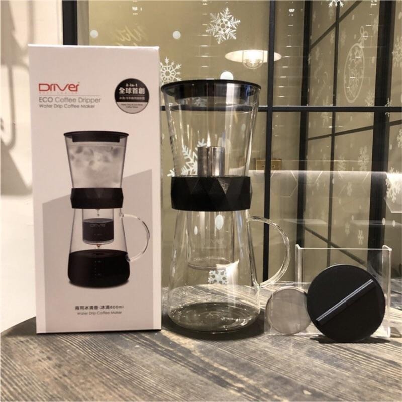 【快速出貨】Driver 兩用冰滴咖啡壺 600ml 全國首創 2合1 兩用冰滴壺 冰滴冷萃兩用壺 台灣製造 瓦莎咖啡-細節圖2