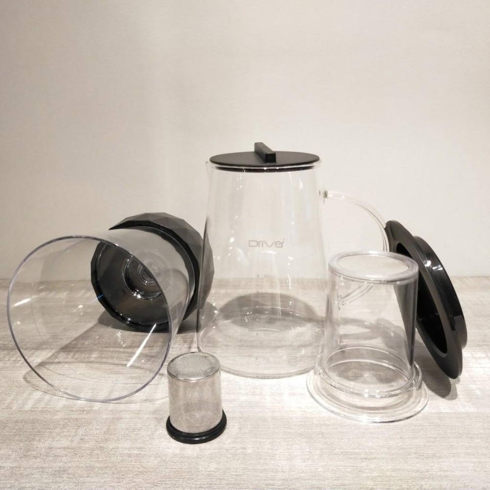 【快速出貨】Driver 兩用冰滴咖啡壺 600ml 全國首創 2合1 兩用冰滴壺 冰滴冷萃兩用壺 台灣製造 瓦莎咖啡-細節圖4