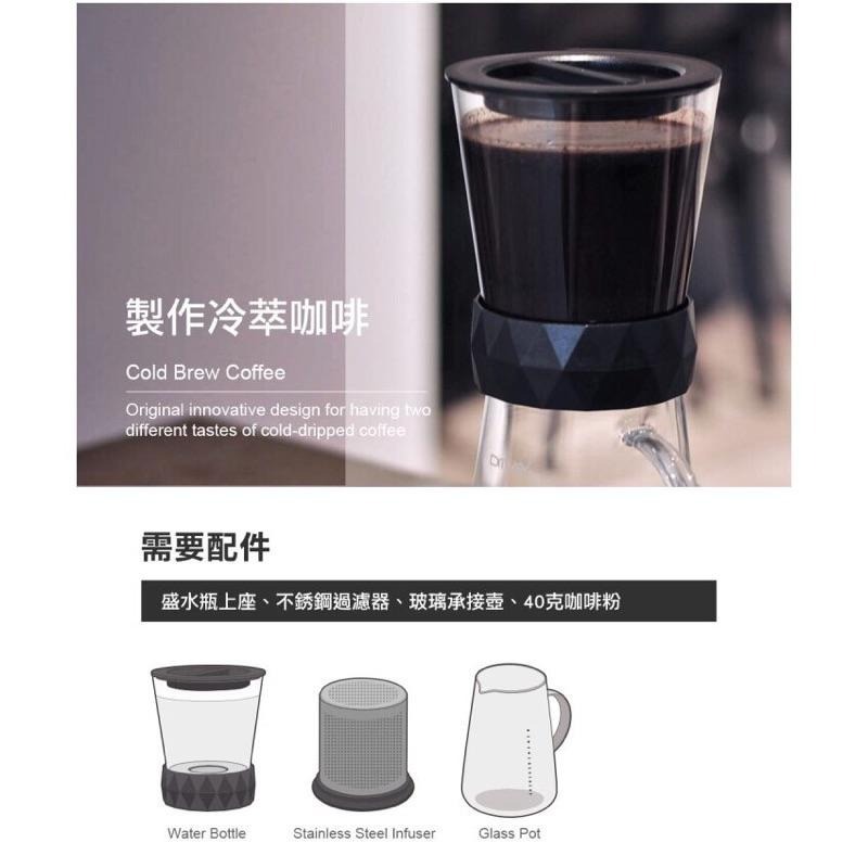 【快速出貨】Driver 兩用冰滴咖啡壺 600ml 全國首創 2合1 兩用冰滴壺 冰滴冷萃兩用壺 台灣製造 瓦莎咖啡-細節圖7