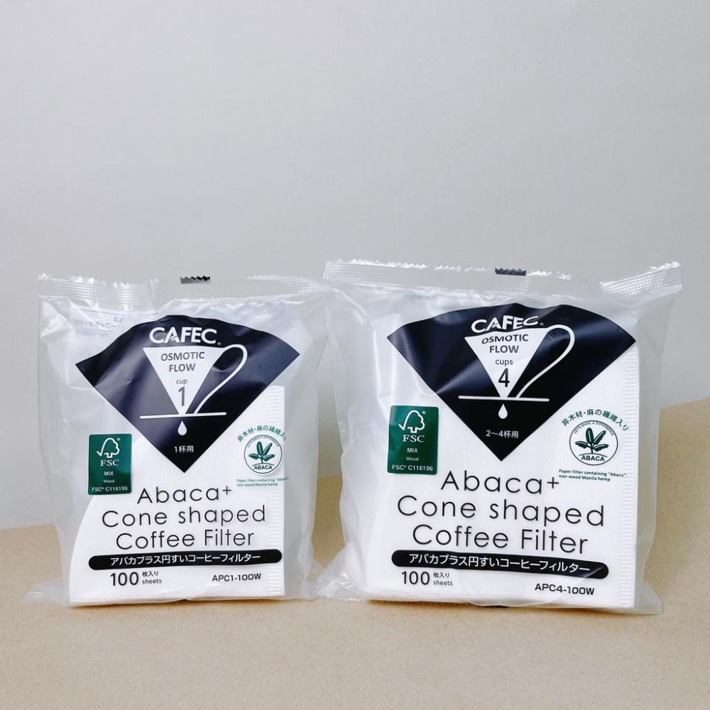 【高品質濾紙 快速出貨】CAFEC 麻纖維Plus+ 淺焙專用濾紙 咖啡濾紙 錐形濾紙 三洋濾紙 濾紙 瓦莎咖啡-細節圖2
