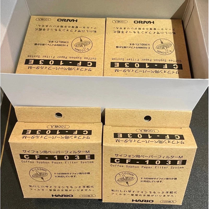 【快速出貨】HARIO FB-103MN不織布CF-103E MCA TCA適用圓形濾紙 濾紙 100枚-細節圖4
