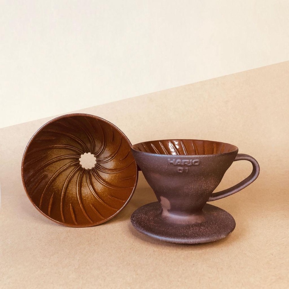 【好評推薦 快速出貨】HARIO 陶作坊 老岩泥濾杯 V60濾杯 咖啡濾杯 陶瓷濾杯 五次燒濾杯 瓦莎咖啡-細節圖3