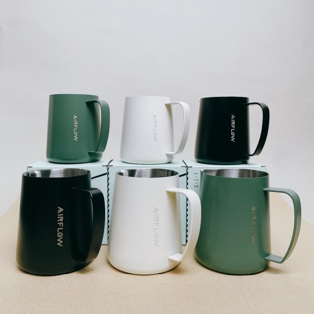 【圓嘴設計 快速出貨】AIRFLOW 圓嘴拉花鋼杯 拉花杯 拉花鋼杯 圓嘴設計 400ml 600ml 瓦莎咖啡-細節圖3