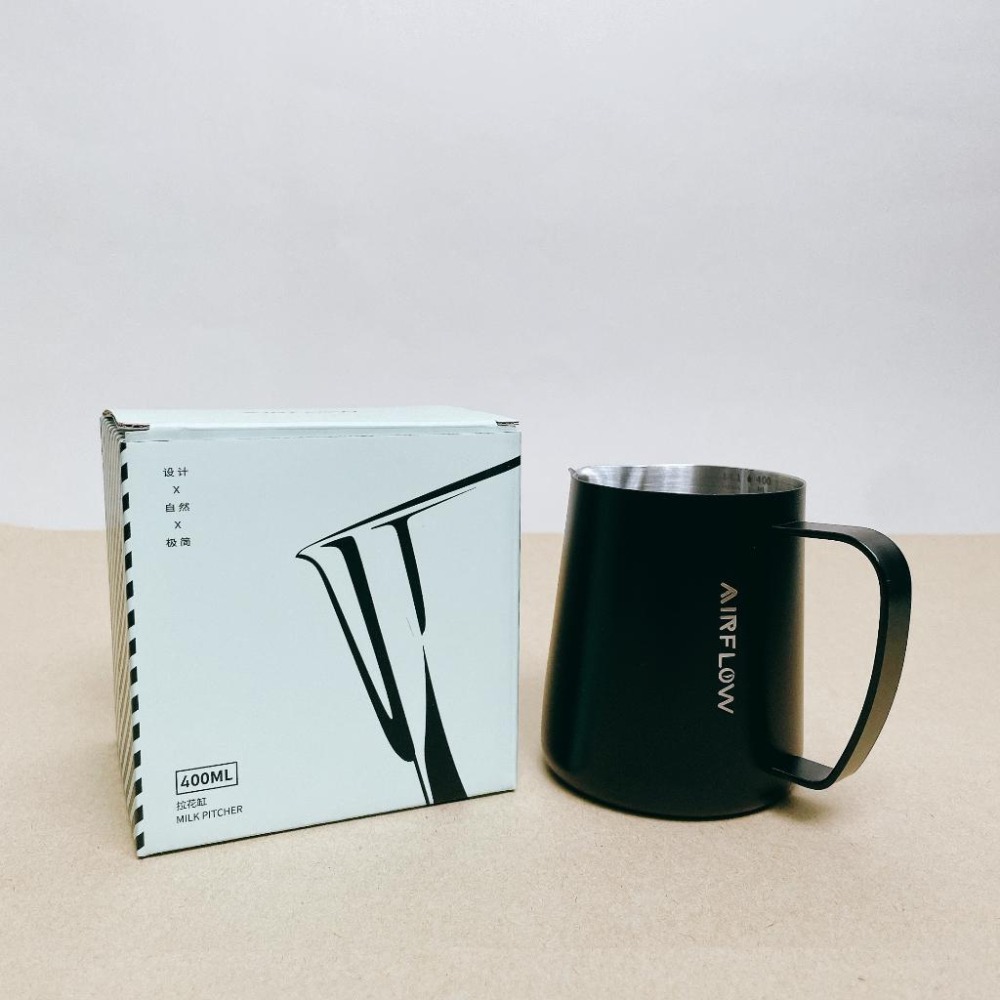 【圓嘴設計 快速出貨】AIRFLOW 圓嘴拉花鋼杯 拉花杯 拉花鋼杯 圓嘴設計 400ml 600ml 瓦莎咖啡-細節圖5