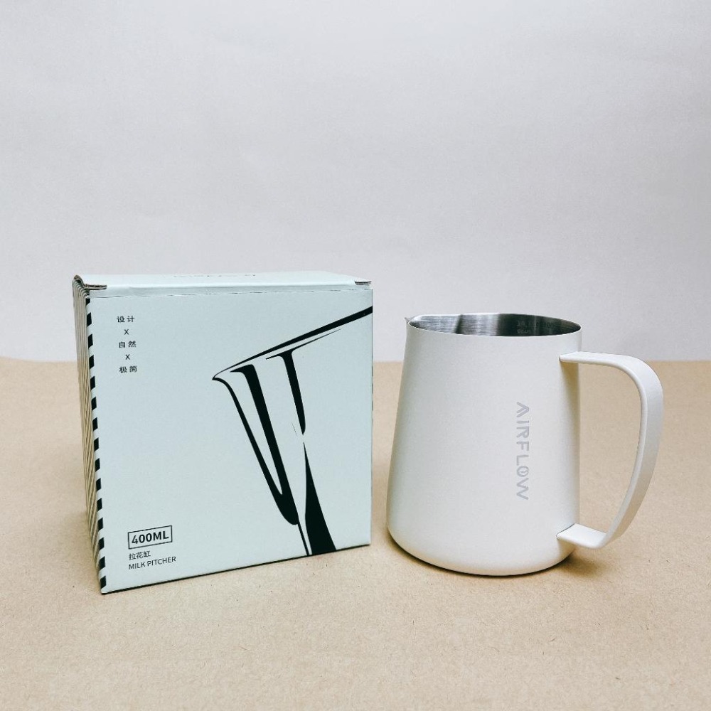 【圓嘴設計 快速出貨】AIRFLOW 圓嘴拉花鋼杯 拉花杯 拉花鋼杯 圓嘴設計 400ml 600ml 瓦莎咖啡-細節圖4