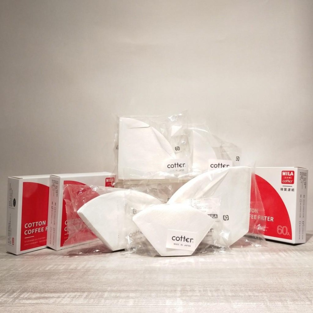 (現貨附發票) 瓦莎咖啡 咖啡極棉濾紙 濾紙 錐形濾紙 咖啡過濾紙 扇形濾紙 日本棉濾紙  MILA日本極棉濾紙60枚-細節圖2