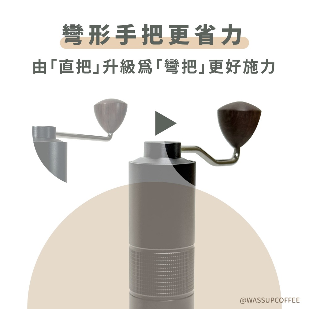 【PRO版全新登場】HARIO KABUTO PRO 手搖磨豆機 不鏽鋼五星刀盤 把手再升級 調節更直覺 瓦莎咖啡-細節圖4