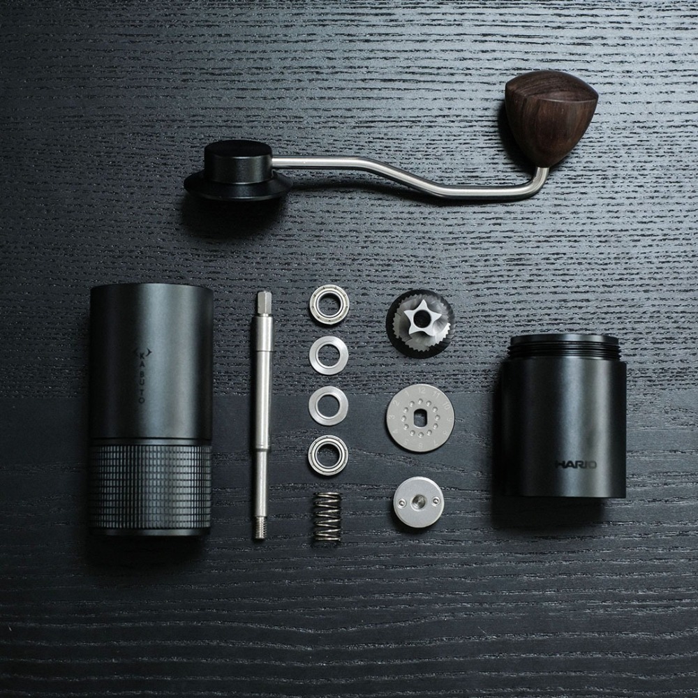 【PRO版全新登場】HARIO KABUTO PRO 手搖磨豆機 不鏽鋼五星刀盤 把手再升級 調節更直覺 瓦莎咖啡-細節圖9