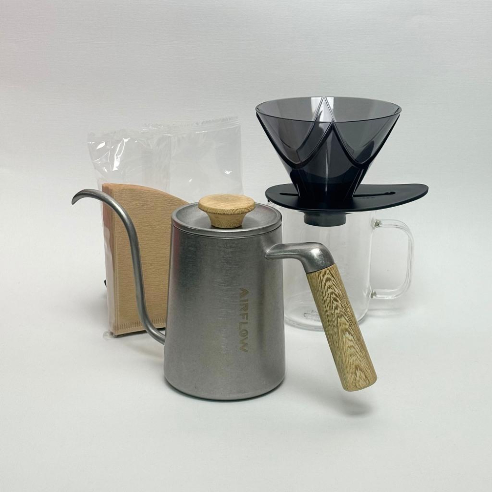 (現貨附發票) HARIO 無限樹脂濾杯組+AIRFLOW手沖壺套組 優惠套組 高CP值套組 瓦莎咖啡-細節圖3