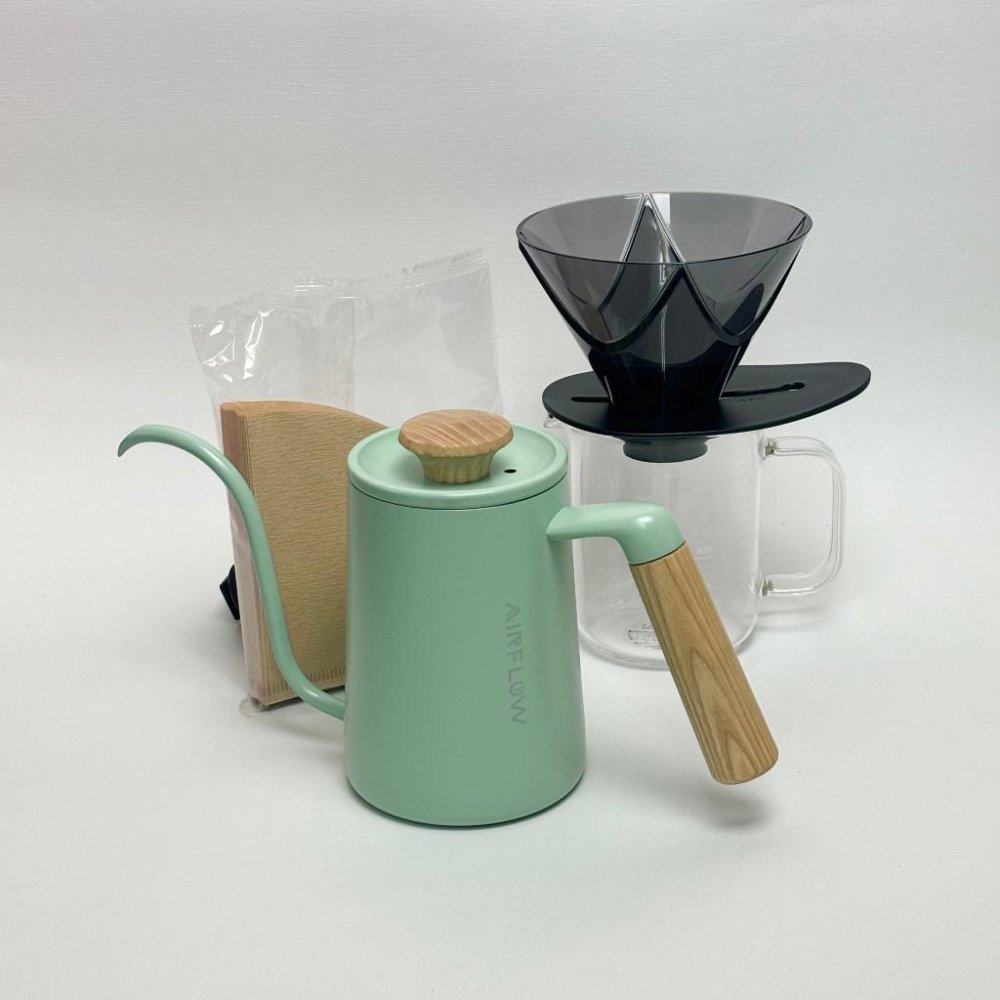 (現貨附發票) HARIO 無限樹脂濾杯組+AIRFLOW手沖壺套組 優惠套組 高CP值套組 瓦莎咖啡-細節圖5
