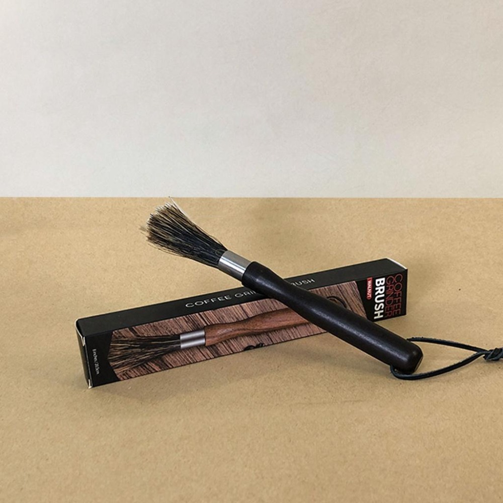 【清潔必備 快速出貨】MILA清潔毛刷 咖啡磨豆機清潔刷 木柄毛刷 豬鬃毛 馬尾毛 瓦莎咖啡-細節圖4