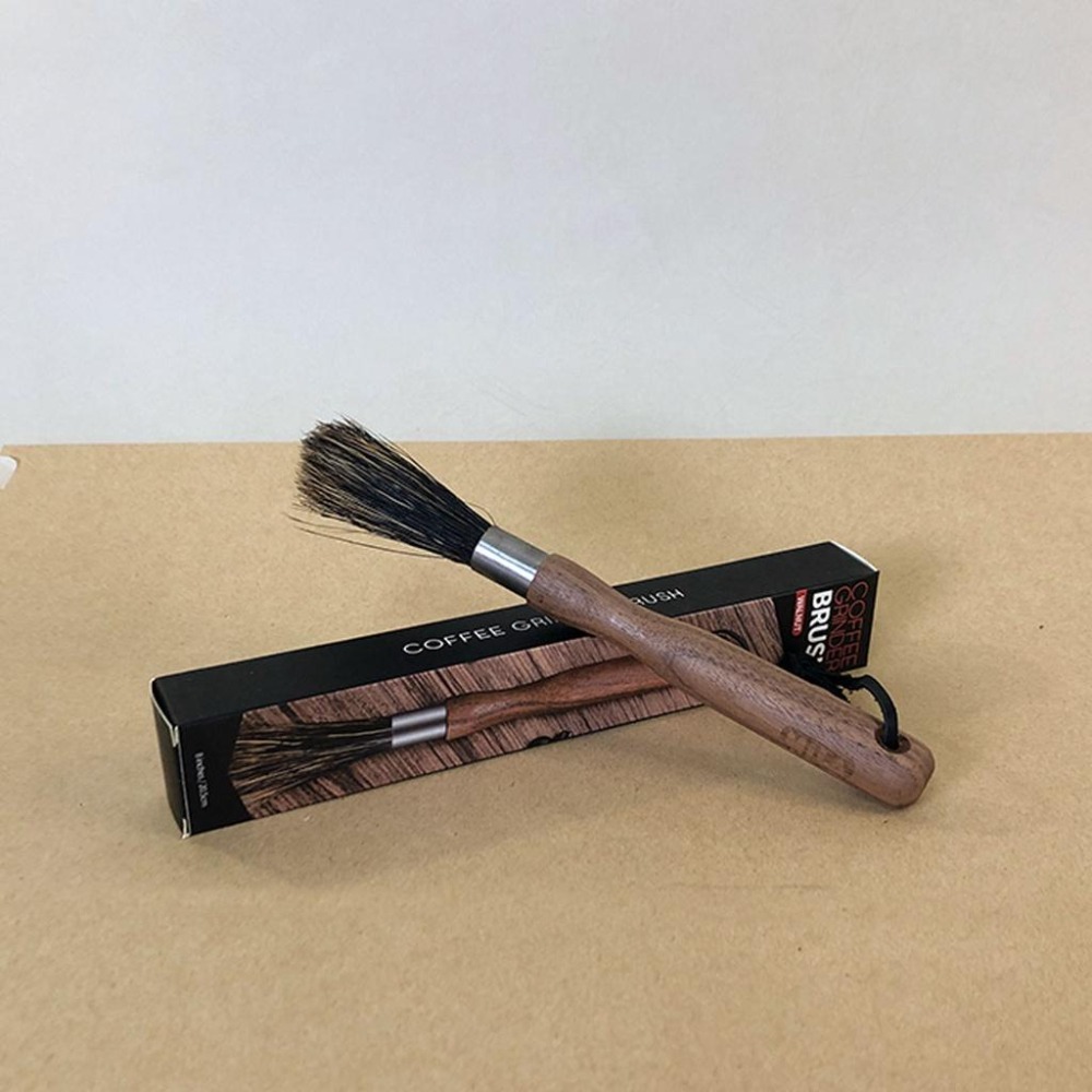 【清潔必備 快速出貨】MILA清潔毛刷 咖啡磨豆機清潔刷 木柄毛刷 豬鬃毛 馬尾毛 瓦莎咖啡-細節圖5