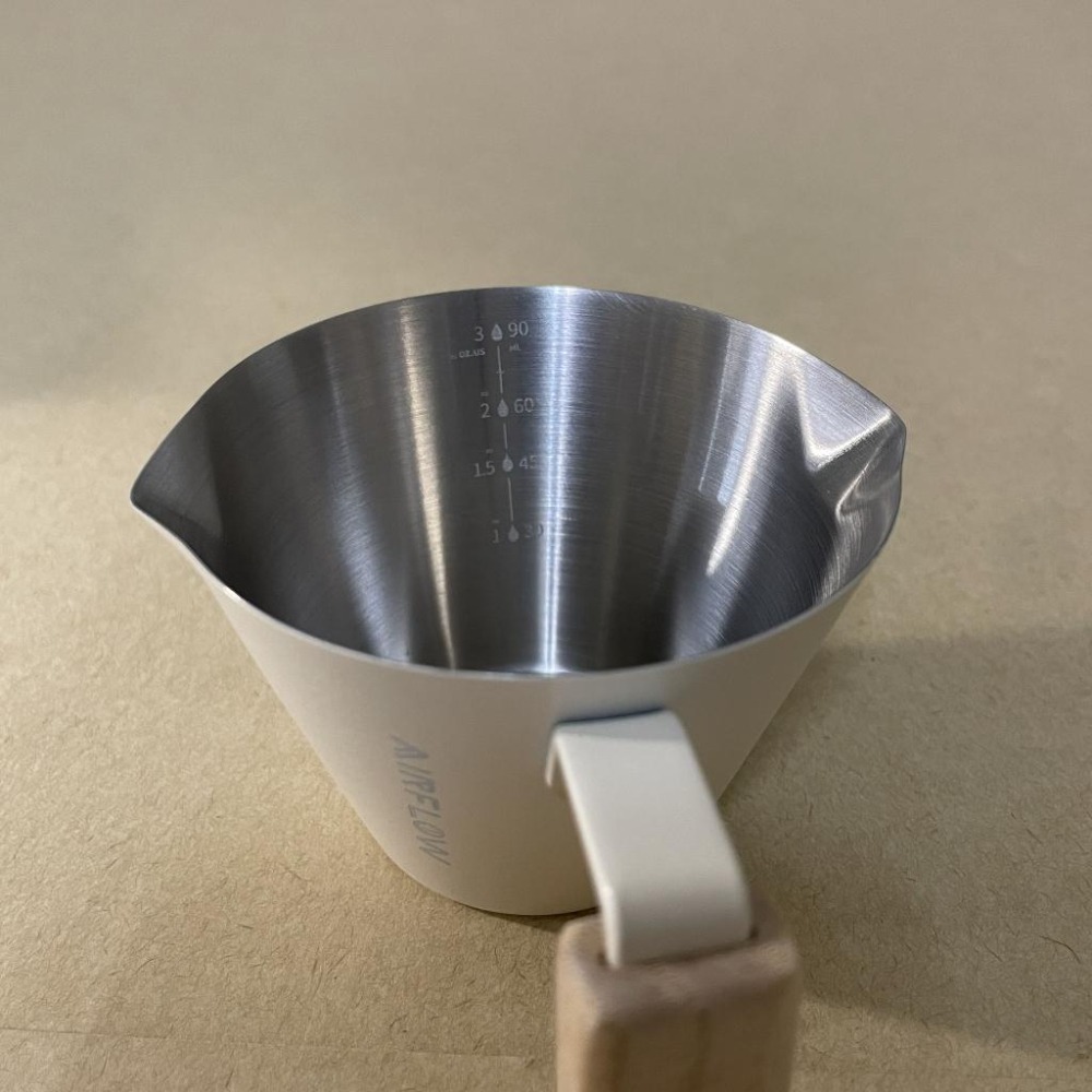 【好評推薦 快速出貨】AIRFLOW 不銹鋼濃縮杯 咖啡濃縮杯 濃縮杯 量杯 100ml 瓦莎咖啡-細節圖3