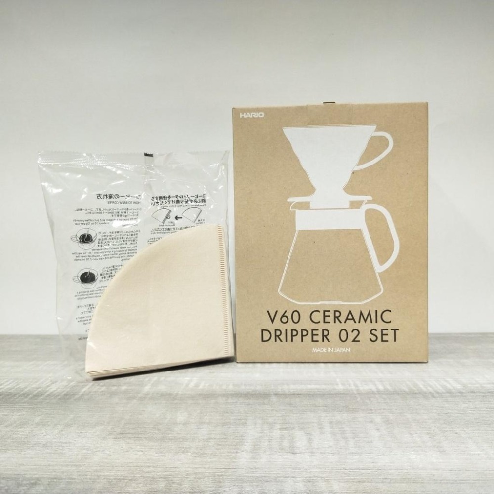 【超高CP值】HARIO V60陶瓷02手沖壺組 2-4人份咖啡器具 有田燒 濾杯 XVDD-3012W 瓦莎咖啡-細節圖8
