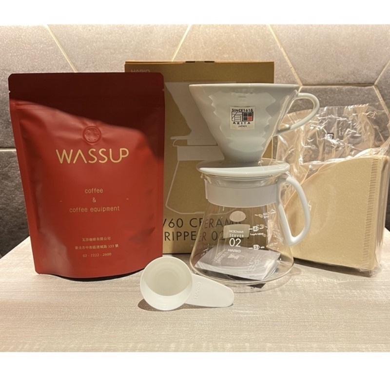 【超高CP值】HARIO V60陶瓷02手沖壺組 2-4人份咖啡器具 有田燒 濾杯 XVDD-3012W 瓦莎咖啡-細節圖9