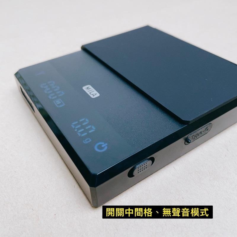 【快速出貨】MILA咖啡用電子秤 手沖功能 義式機功能 最大秤重2000g 精準度0.1g 黑色 白色 瓦莎咖啡-細節圖4