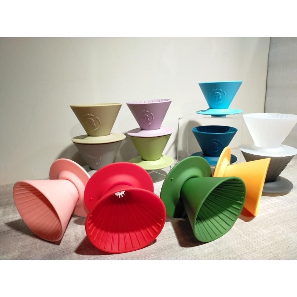 【好評推薦 快速出貨】矽膠水母濾杯1-2人份 贈Hario01濾紙 外出露營 台灣製造食品級矽膠 瓦莎咖啡-細節圖4