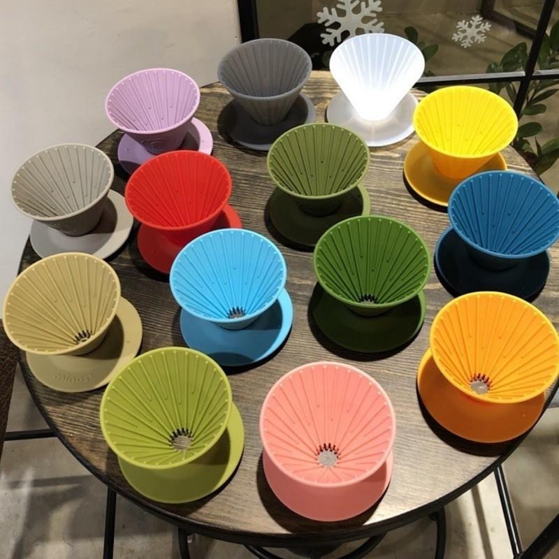 【好評推薦 快速出貨】矽膠水母濾杯1-2人份 贈Hario01濾紙 外出露營 台灣製造食品級矽膠 瓦莎咖啡-細節圖5