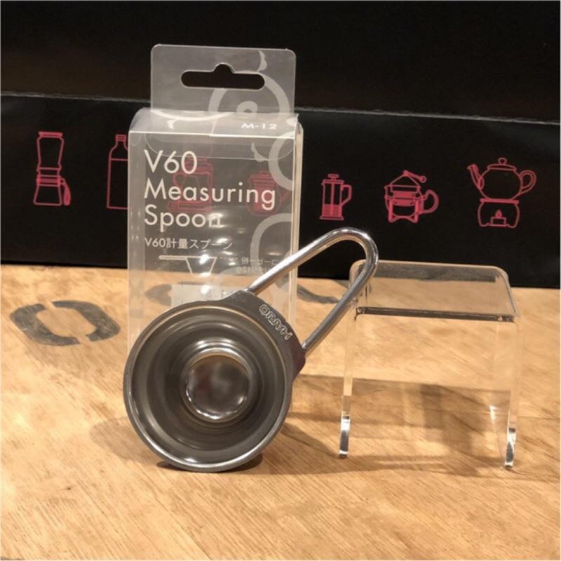 【好評推薦 快速出貨】HARIO V60不銹鋼量匙 咖啡豆匙 量匙 M-12SV 一匙粉約12g 瓦莎咖啡-細節圖3