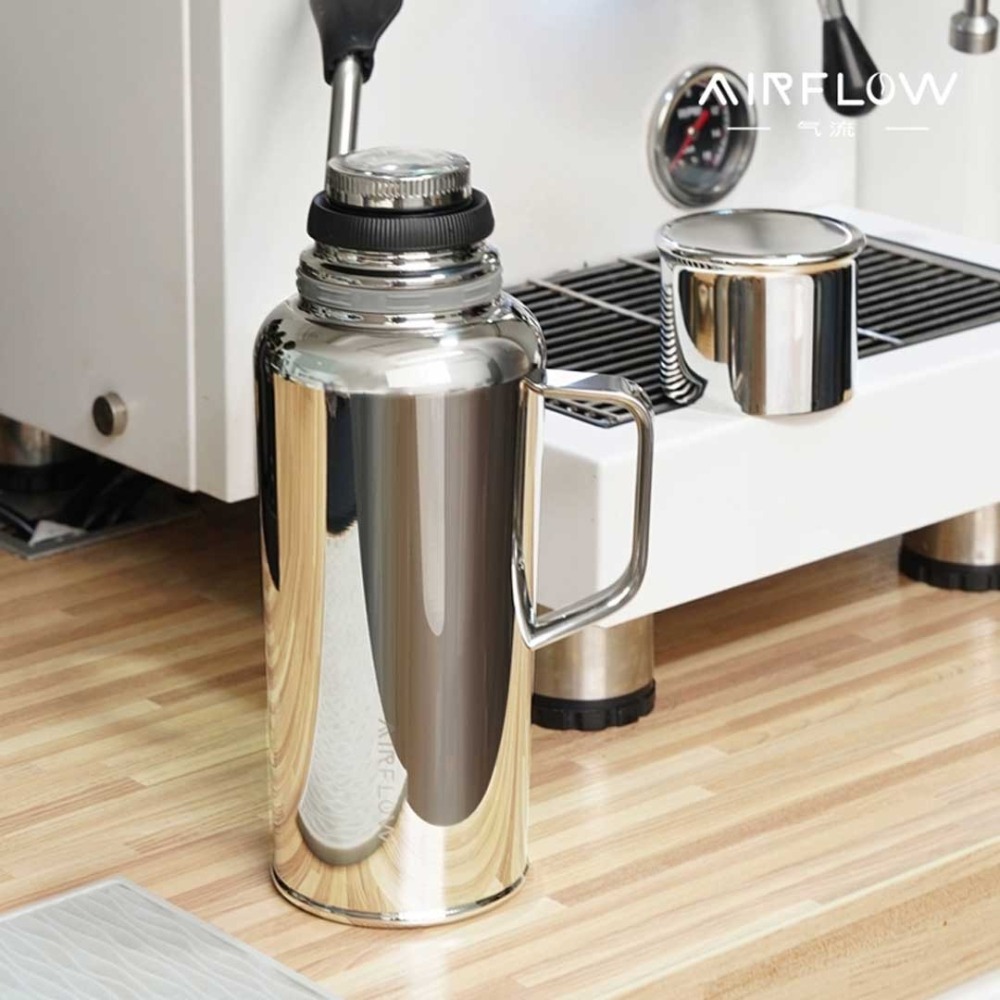 【長效保溫 快速出貨】AIRFLOW 鍍鈦附溫度計保溫瓶500ml 保溫咖啡壺 保溫瓶 不銹鋼保溫壺 長效保溫-細節圖9
