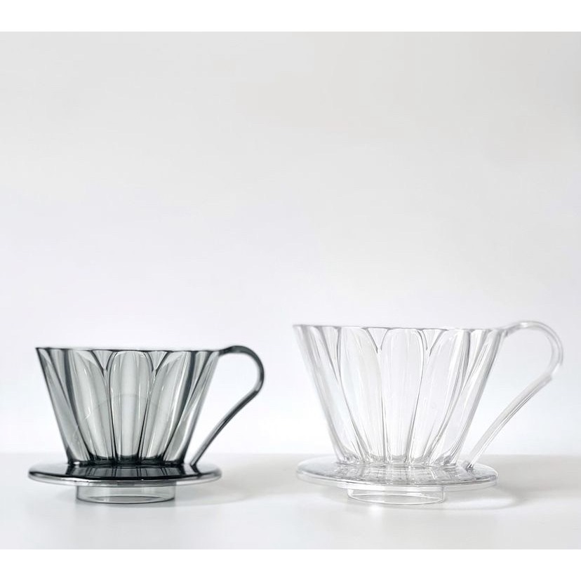 【瓦莎咖啡 新品上市】CAFEC 日本三洋 OVAL花瓣扇形濾杯 手沖濾杯 濾杯 花瓣肋骨 順暢萃取 Tritan材質-細節圖7