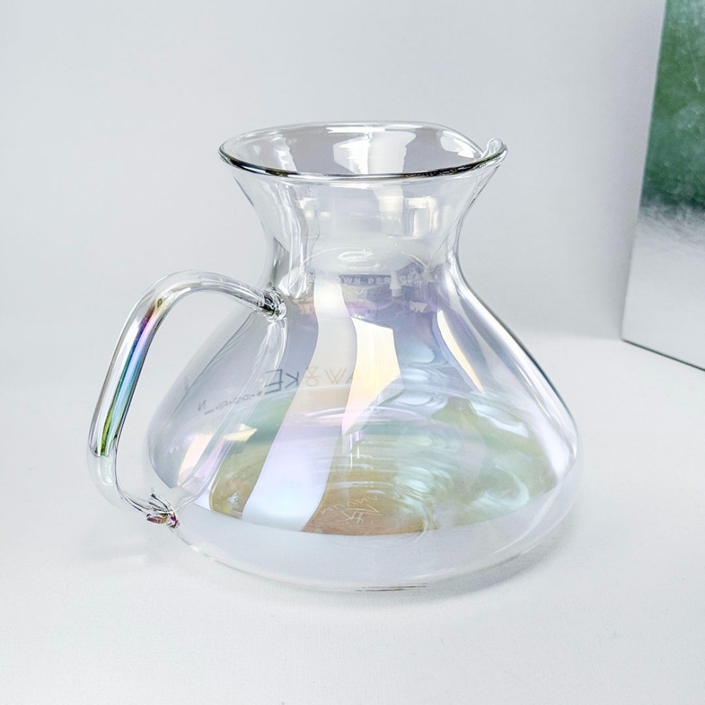 【好評推薦 快速出貨】MUVNA 慕威納 螢盞玻璃壺 450ml 咖啡壺 玻璃分享壺 手沖咖啡 炫彩 水墨黑 瓦莎咖啡-細節圖6