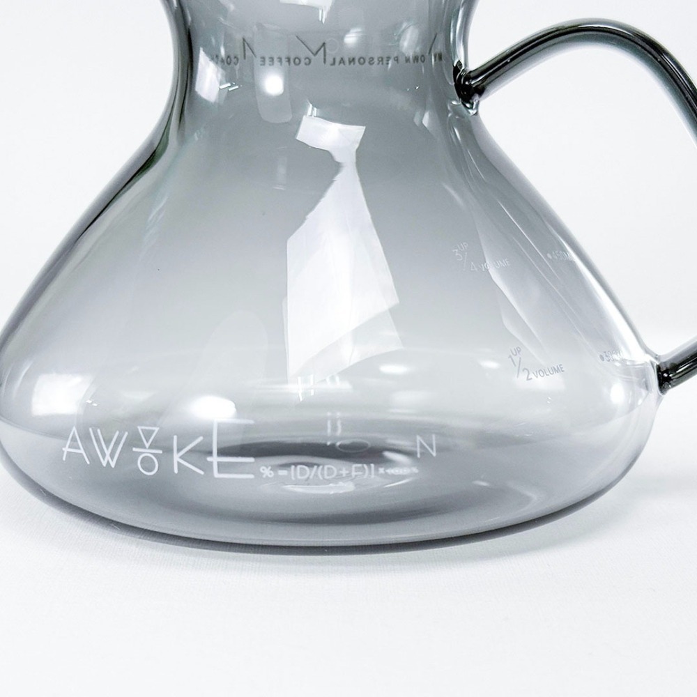 【好評推薦 快速出貨】MUVNA 慕威納 螢盞玻璃壺 450ml 咖啡壺 玻璃分享壺 手沖咖啡 炫彩 水墨黑 瓦莎咖啡-細節圖9