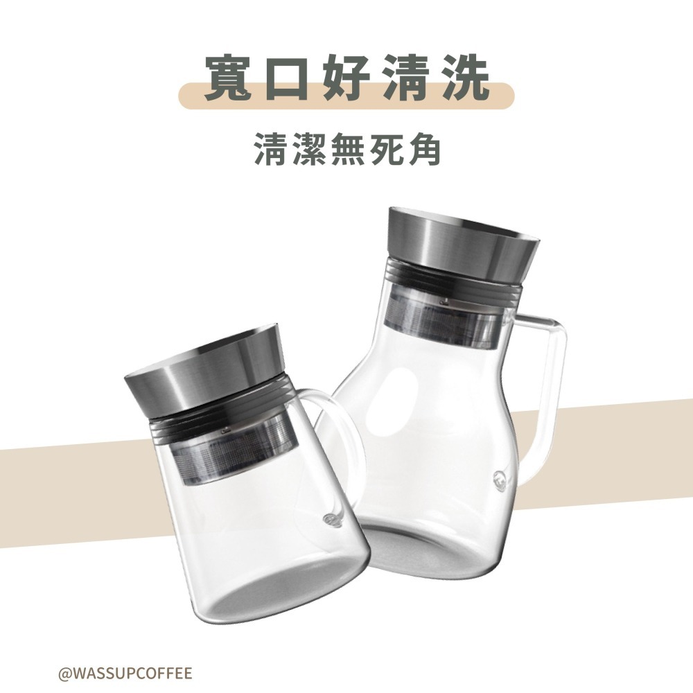 【好評推薦 快速出貨】Driver 甘丹茶壺 500ml /1000ml 泡茶杯 泡茶壺 沖泡壺 泡茶杯 瓦莎咖啡-細節圖5