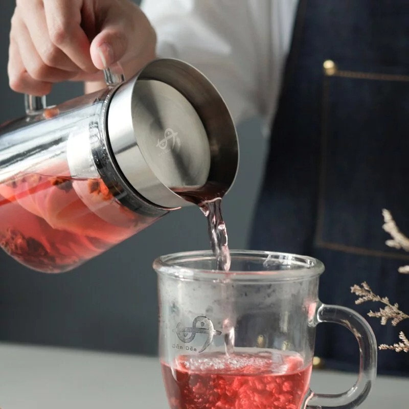 【好評推薦 快速出貨】Driver 甘丹茶壺 500ml /1000ml 泡茶杯 泡茶壺 沖泡壺 泡茶杯 瓦莎咖啡-細節圖8