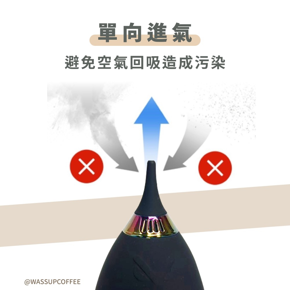 【榮獲德國紅點設計 快速出貨】VSGO小搗蛋吹球 不倒翁吹球 磨豆機清潔用品 咖啡磨豆機吹球 瓦莎咖啡-細節圖4