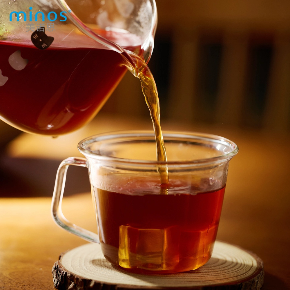 【新品上市！貓奴必備】Minos Neko 變色貓玻璃壺 咖啡壺 300ml 附粉色/黑色手巾 耐熱玻璃 感溫變色-細節圖7