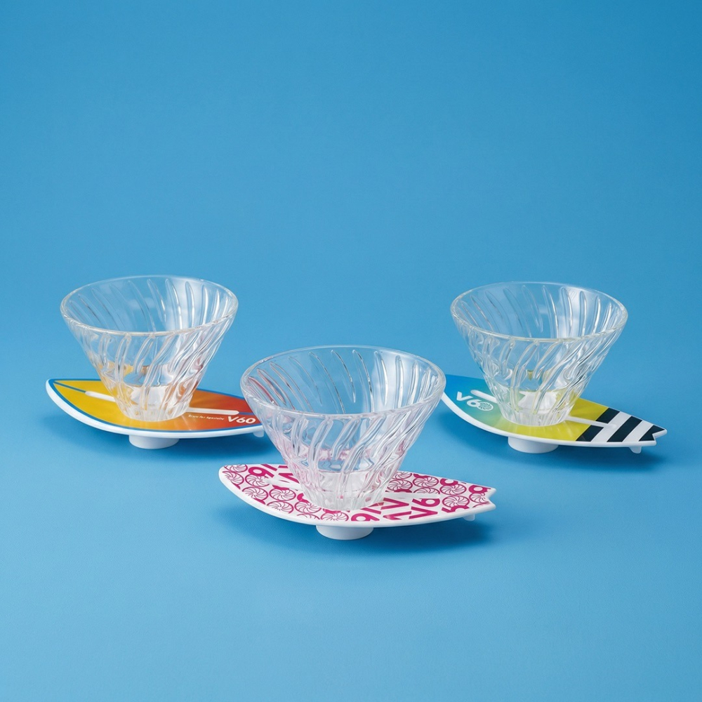 【衝浪愛好者必備新品】HARIO V60衝浪玻璃濾杯 咖啡濾杯 玻璃濾杯 錐形濾杯 衝浪者必備 VSB-02 瓦莎咖啡-細節圖10