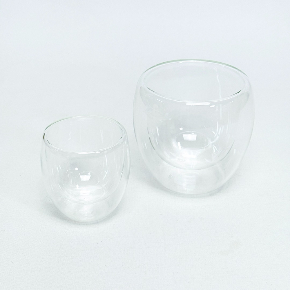 【新品上市 快速出貨】MILA 雙層玻璃杯 80ml /240ml 咖啡杯 水杯 保溫隔熱 雙層杯 茶杯 耐熱-細節圖4