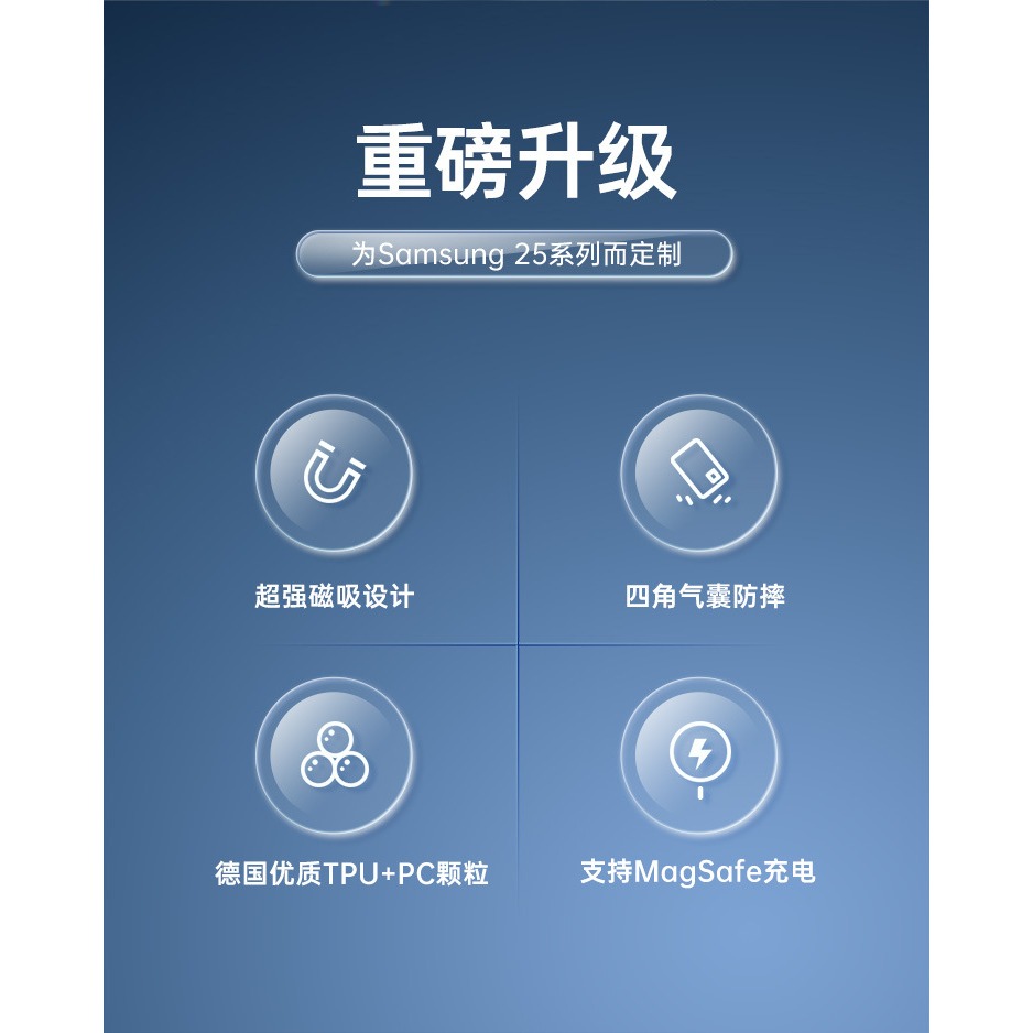 FC商行~ 三星 S25 S25Plus S25Ultra 磁吸保護套 手機殼 L3770-細節圖2