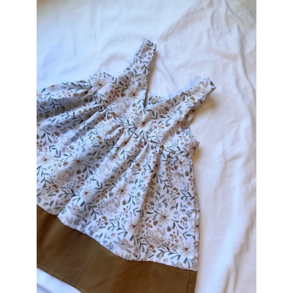 洋裁系列｜限量花色吊帶洋-細節圖2