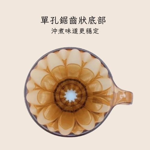 CAFEC 日本三洋 Tirtan花瓣樹脂濾杯 錐形濾杯 花瓣濾杯-規格圖5