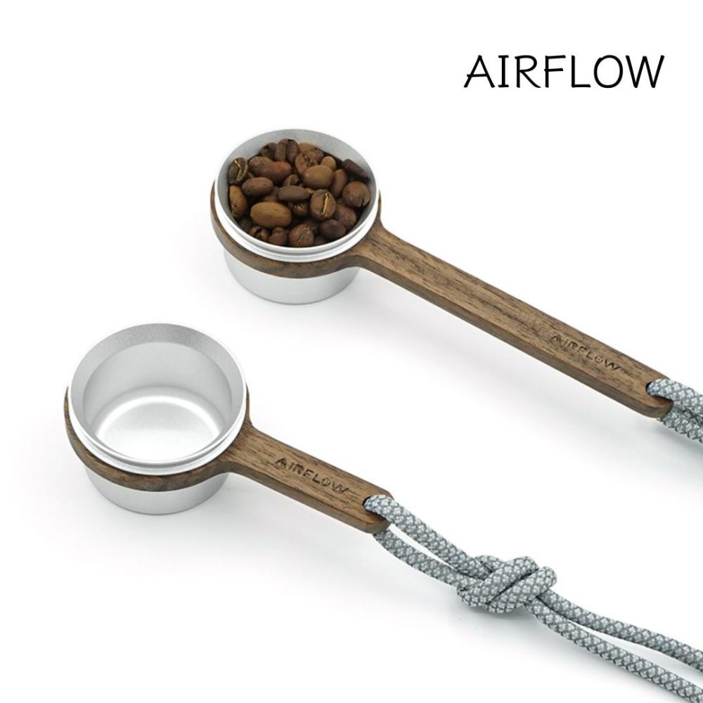 AIRFLOW 原木鋁合金豆匙 短柄長柄 12克 咖啡豆匙 量匙 雅威咖啡-細節圖9