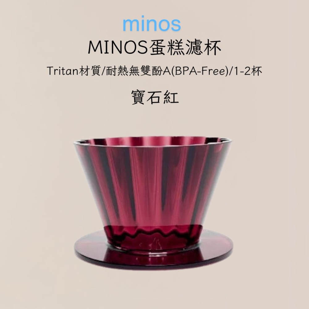 MINOS 蛋糕濾杯 搭配155濾紙 蛋糕濾杯 Tritan材質 1-2杯-規格圖8