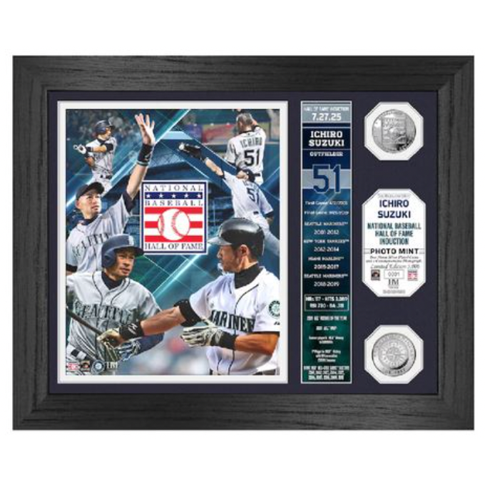 名人堂雙銀幣匾額