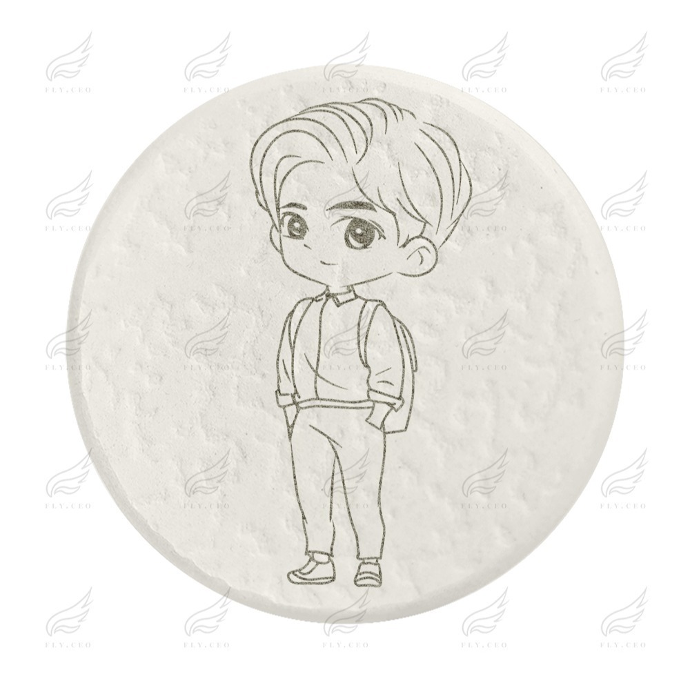 [MIT]台灣製造客製珪藻土杯墊 來圖客製 雷射雕刻 杯墊 珪藻土杯墊 吸水杯墊 可吸水 送禮小物 婚禮小物-細節圖3