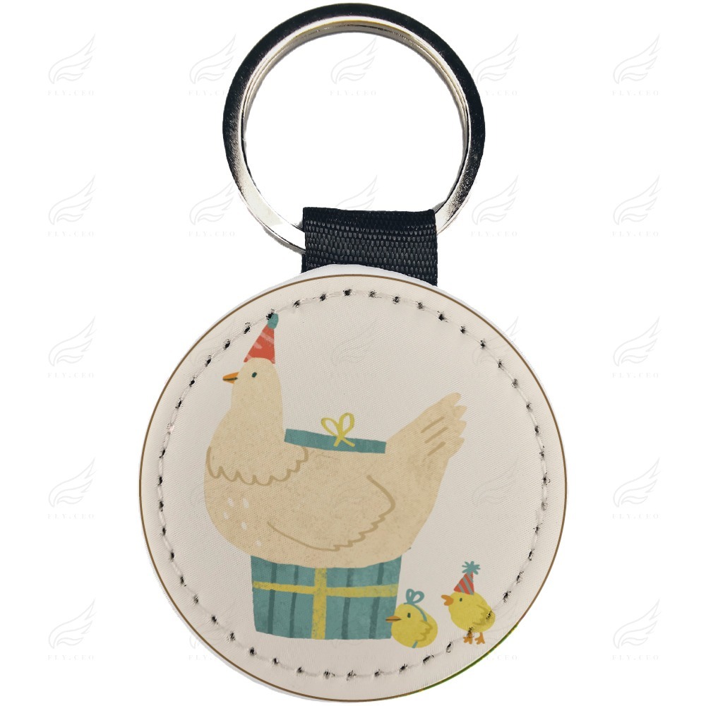 精美皮革鑰匙圈(Gift for u)鑰匙圈 皮革鑰匙圈 熱轉印 送禮小物 婚禮小物 企業送禮 紀念品-細節圖2