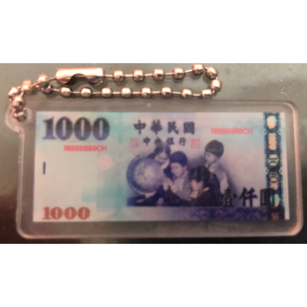 創意搞怪 美金 台幣 造型客製鑰匙圈-細節圖3