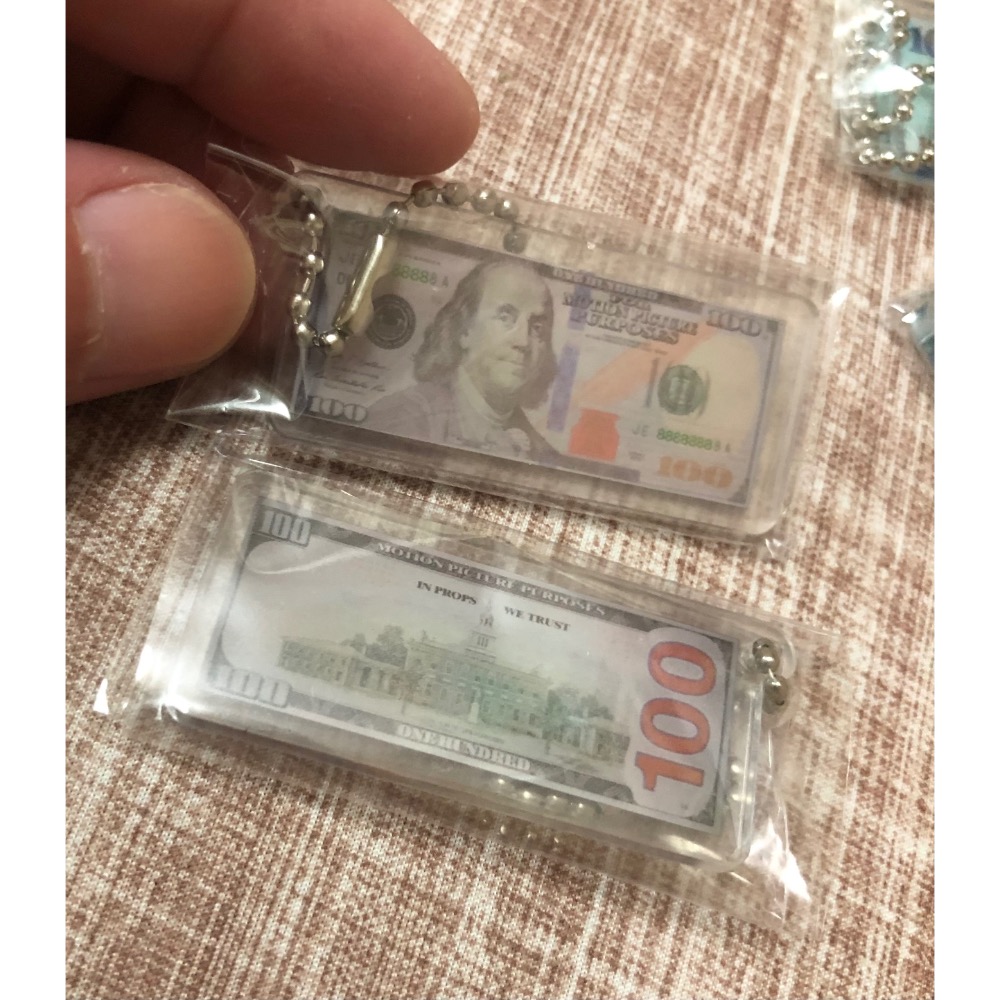 創意搞怪 美金 台幣 造型客製鑰匙圈-規格圖5