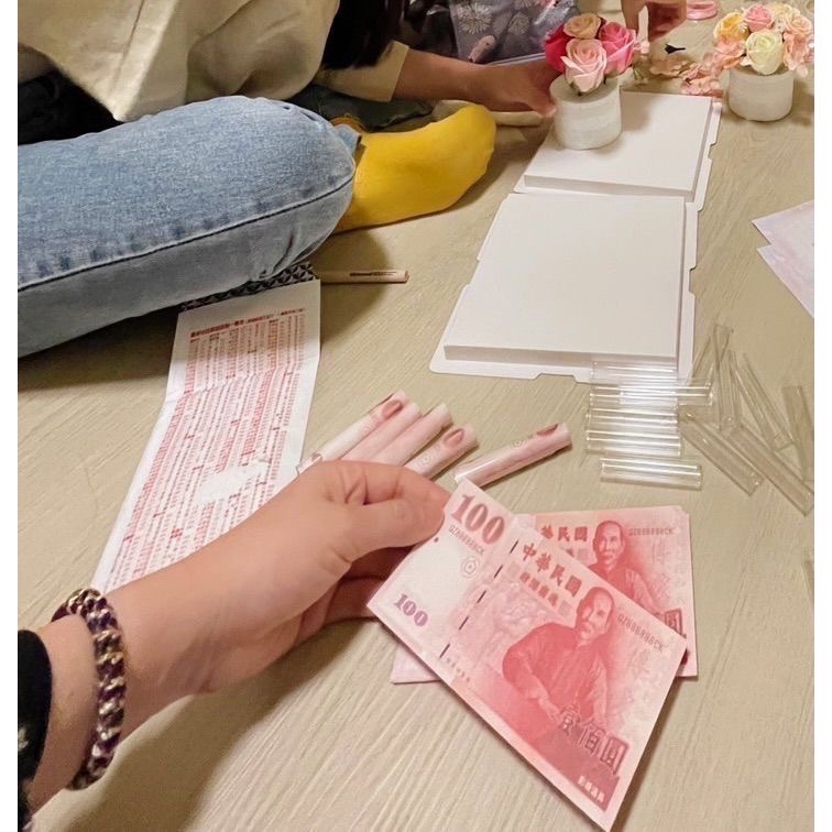 鈔票便條紙 50入 玩具紙鈔 假鈔便條紙 台幣便條紙 有錢花材料-細節圖5