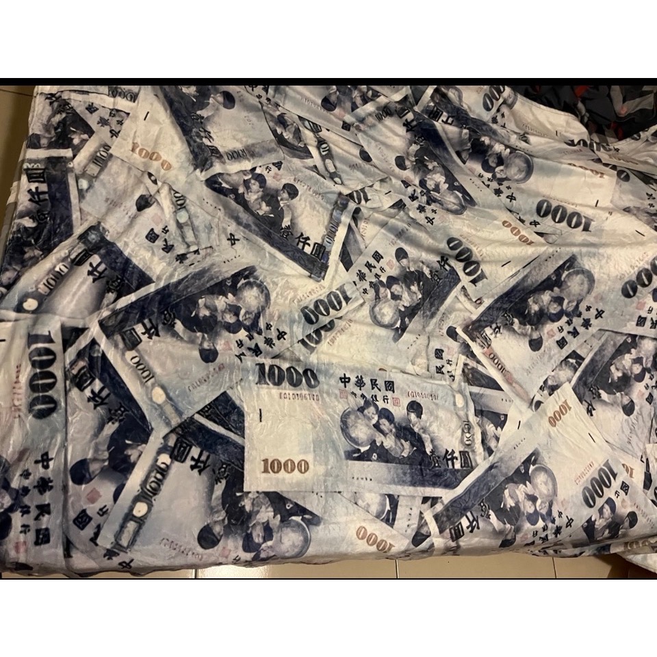現貨 台灣 一千元造型 鈔票毛毯-規格圖4