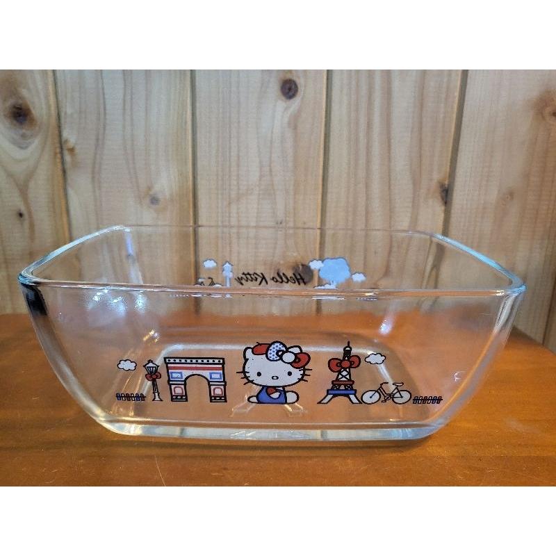 【樂樂的銅板雜貨店】7-11 絕版現貨！LE CREUSET FOR HELLO KITTY 耐熱玻璃餐碗 餐盤 凱蒂貓-細節圖4