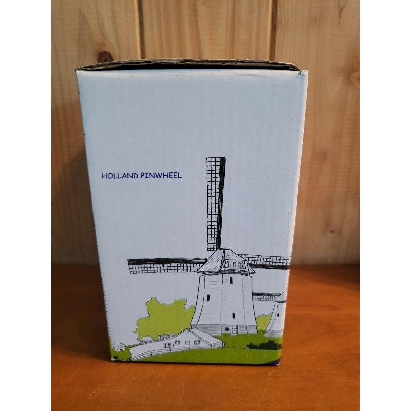 【樂樂的銅板雜貨店】 荷蘭風車 倫敦鐵橋 旅行風 手繪風馬克杯 插畫杯 咖啡杯 高杯 杯子 杯蓋 380ml-細節圖7